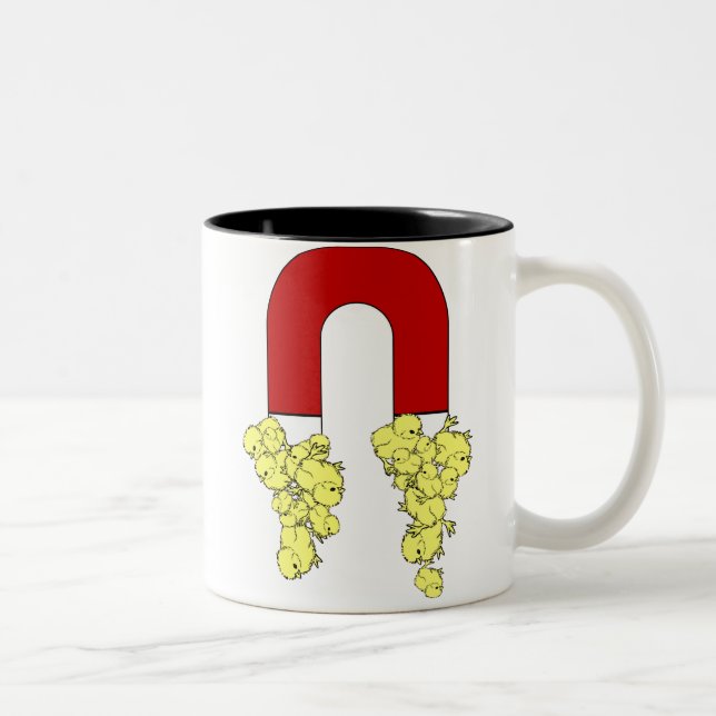 El imán $17,95 dos del polluelo entonó la taza de (Derecha)