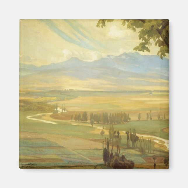 El imán "Avila Morning" de Rivera (Frente)
