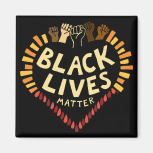 El imán Black Lives Matter ~ oscuro