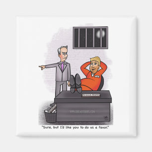 El imán blanco Donald Trump