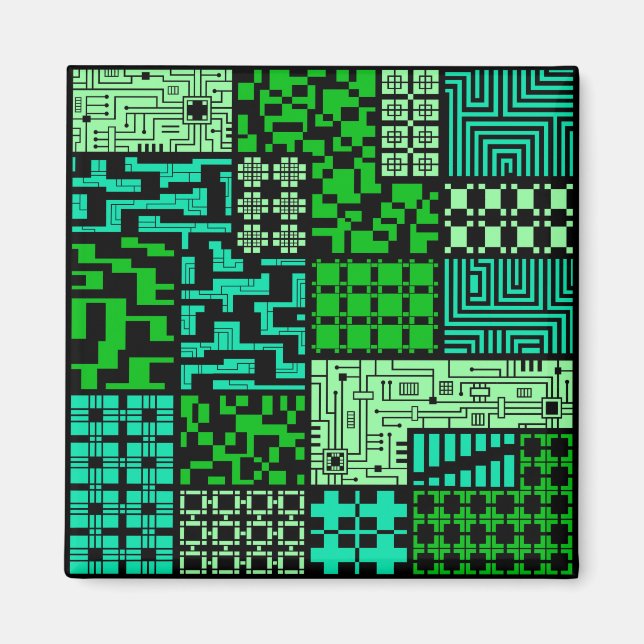 El imán cuadrado de la "inteligencia" (Frente)