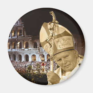 El imán de bendición del Papa Juan Pablo II