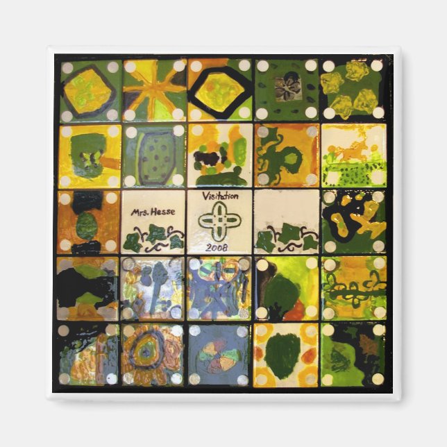 El imán de clase de la Sra. Hesse (Frente)