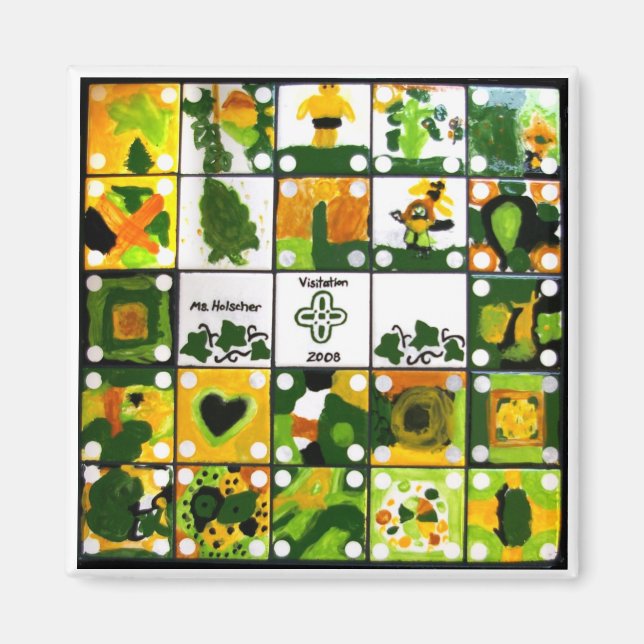 El imán de clase de la Sra. Holscher (Frente)