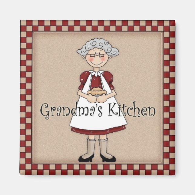 El imán de cocina de la abuela (Frente)