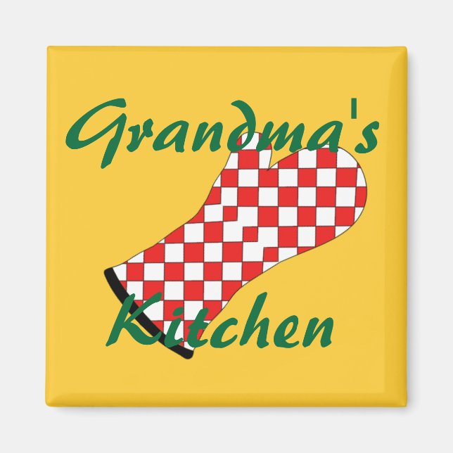 El imán de cocina de la abuela (Frente)