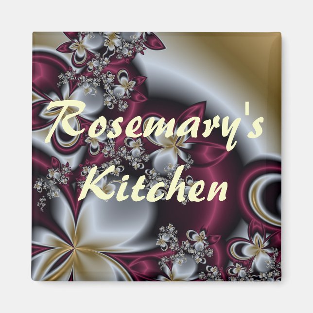 El imán de cocina de Rosemary (Frente)