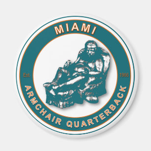 El imán de fútbol QB Miami