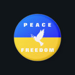 El imán de la bandera de Ucrania apoya la paloma d<br><div class="desc">Apoyen a los imanes de Ucrania - Paz - Bandera ucraniana - Apoyo a la libertad - Solidaridad - Juntos fuertes - ¡Victoria de la libertad! Hagamos del mundo un lugar mejor - ¡todos juntos! Un mundo mejor comienza - depende - ¡los necesita también! Puede transferir a más de 1000...</div>