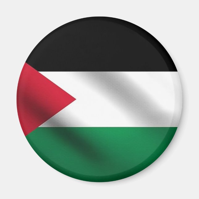 El imán de la bandera palestina (Frente)