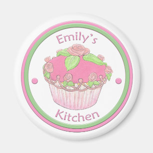 El imán de la copa de Rosa de cocina de Emily