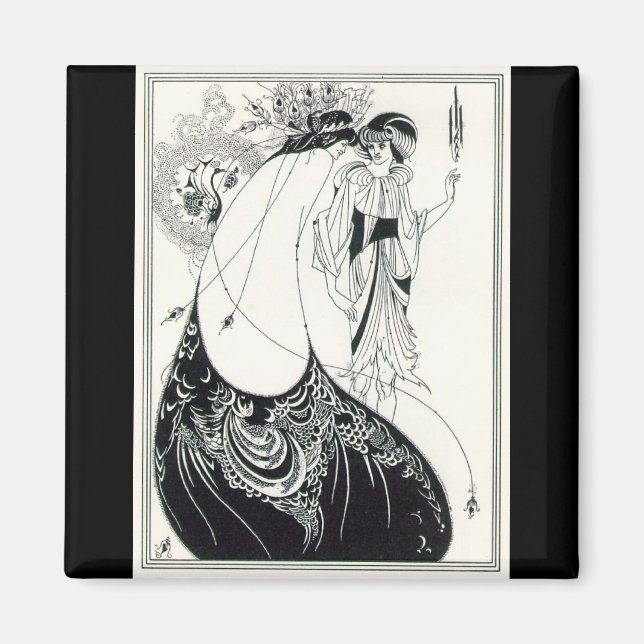 El imán de la falda del pavo real (Frente)