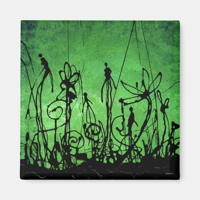 El imán de la gente forestal (Frente)