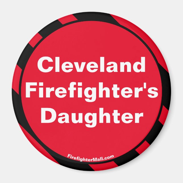 El imán de la hija del bombero Cleveland (Frente)