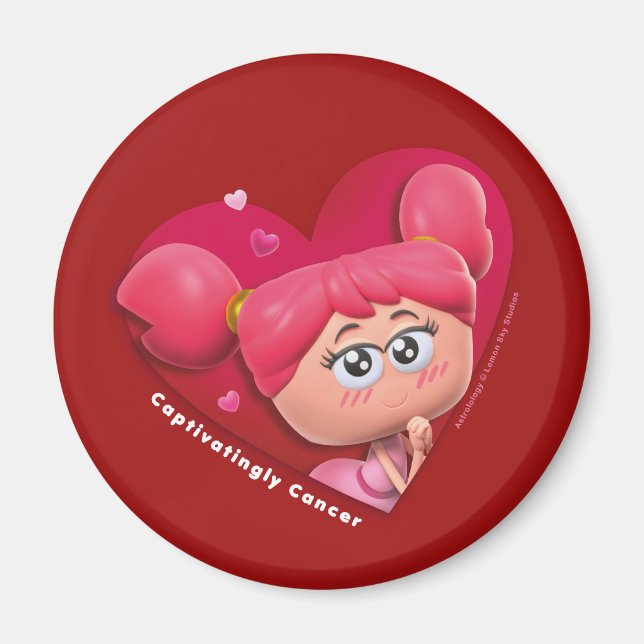 El imán de la nevera de San Valentín para el cánce (Frente)