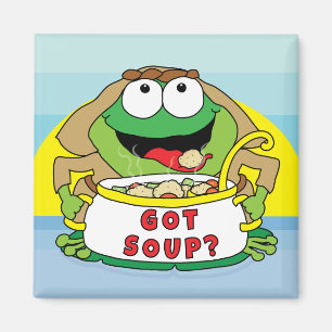 El imán de la Plaza de la Pascua "¿Tienes sopa?"