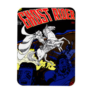 el imán de la portada del cómic de Ghost Rider
