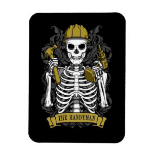 El imán de la tarjeta Handyman Tarot