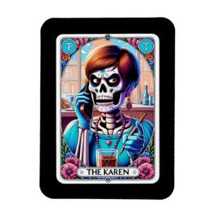 El imán de la tarjeta Karen Tarot