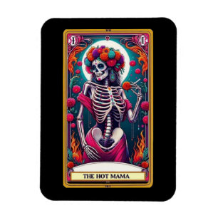 El imán de la tarjeta Mamá Tarot caliente