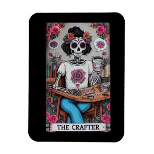 El imán de la tarjeta Tarot de Crafter