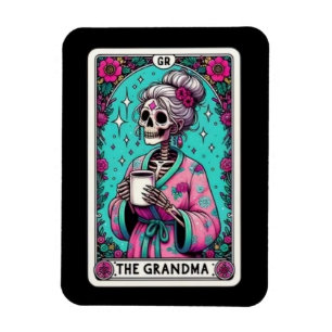 El imán de la tarjeta Tarot de la abuela
