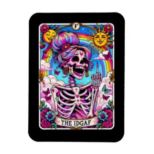 El imán de la tarjeta Tarot de las IDGAF