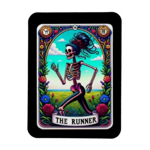 El imán de la tarjeta Tarot de Runner