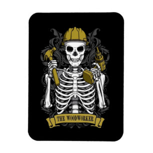 El imán de la tarjeta Tarot de Woodworker