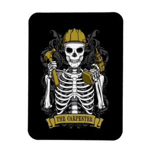 El imán de la tarjeta Tarot del carpintero
