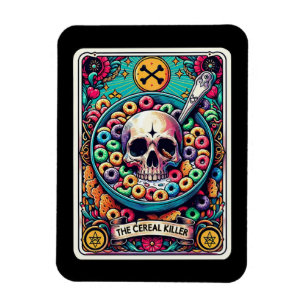 El imán de la tarjeta Tarot para asesinos de cerea