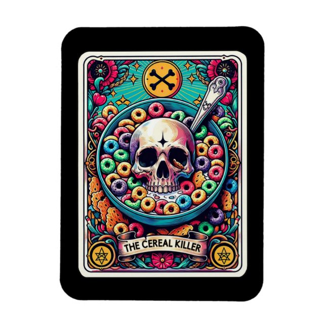 El imán de la tarjeta Tarot para asesinos de cerea (Vertical)
