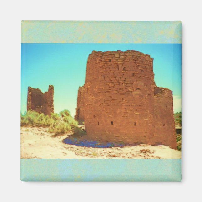 El imán de las antiguas torres de Hovenweep (Frente)