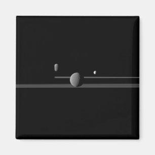 El imán de las lunas de Saturno