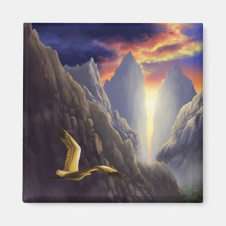 El imán de las moscas de la grúa dorada