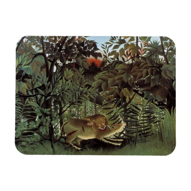 El imán de León Hambriento de Rousseau (Horizontal)