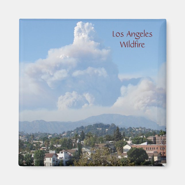 ¡El imán de los Angeles Wildfire! Día. (Frente)