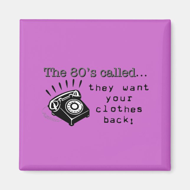 El imán de los años 80 (Frente)