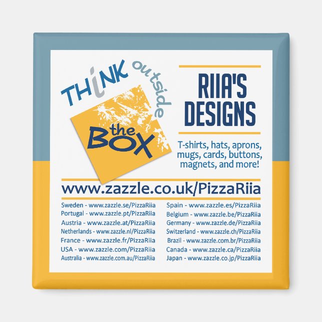 El imán de los diseños de Riia (Frente)