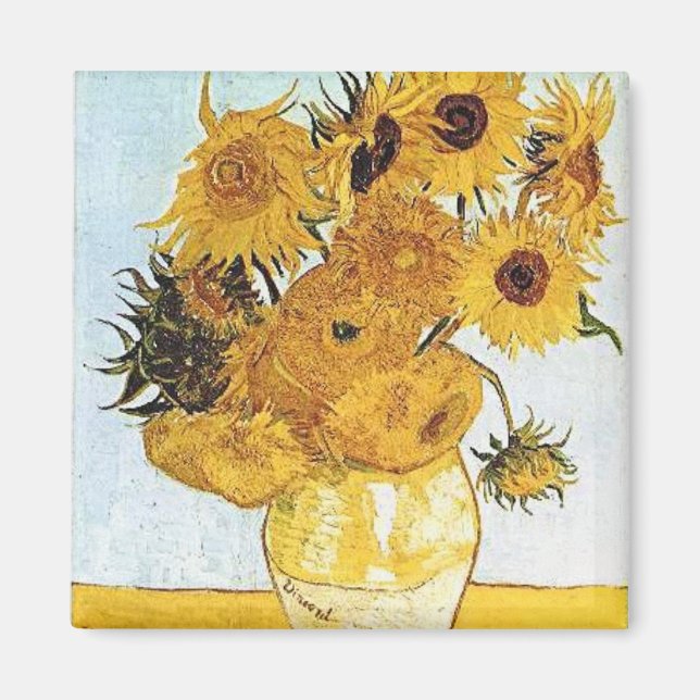 El imán de los girasoles de Van Gogh (Frente)