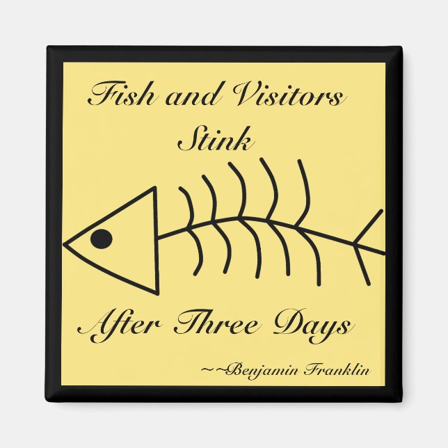 El imán de los peces y visitantes apestan (Frente)
