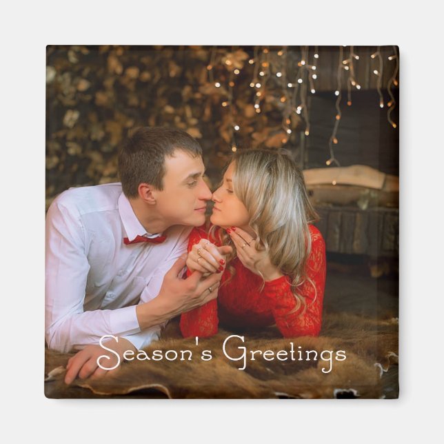 El imán de los saludos de la temporada (Frente)