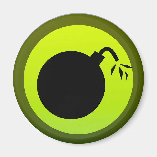 El imán de potencia de la bomba (Frente)