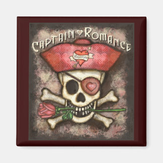 El imán de San Valentín pirata masculino
