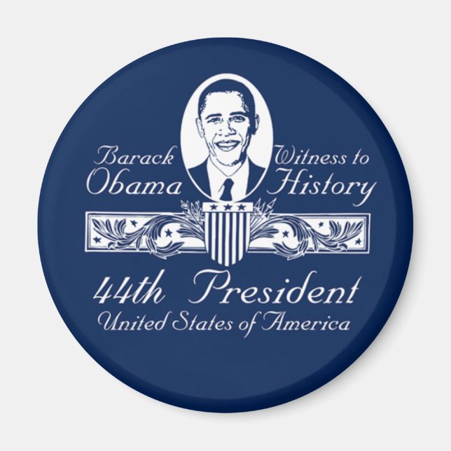 El imán de victoria del presidente Obama (Frente)