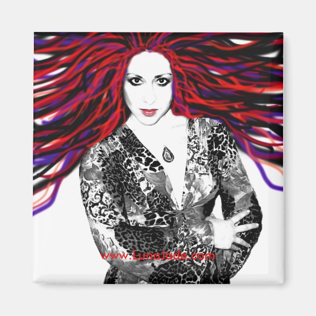 El imán del cabello salvaje de Luna (Frente)