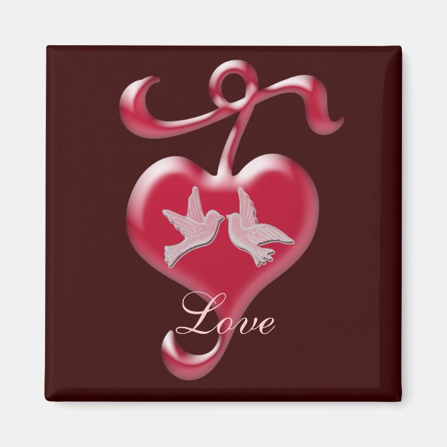 El imán del corazón del amor (Frente)