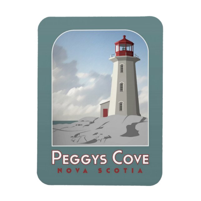 El imán del deco de la cala de Peggy (Vertical)