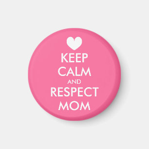 El imán del Día de la Madre Mantener la calma y