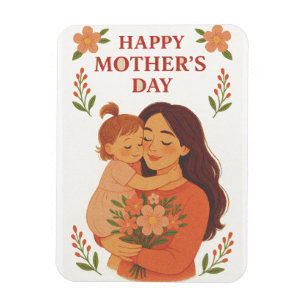 El imán del Día de las Madres atrae a la mamá y la